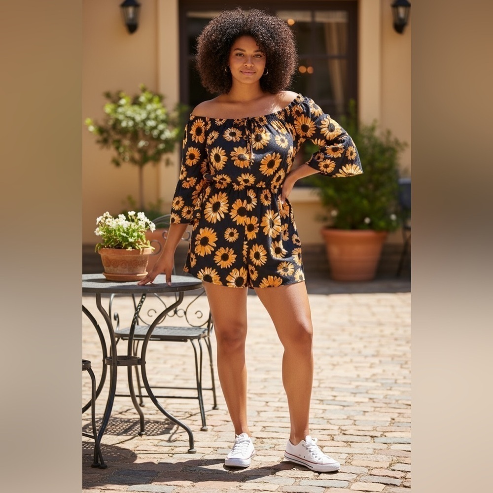 🧡 Sunflower Romper